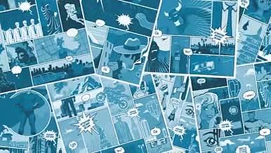 漫画风格儿童相册展示AECC2015模板视频的预览图